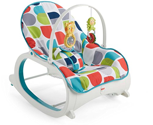 Fisher-Price- Hamaca crece conmigo, Multicolor (Mattel FWX17)