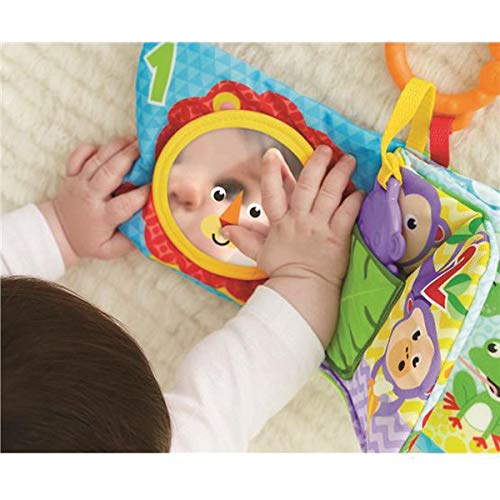 Fisher-Price- Libro activity bebé, juguetes educativos, Multicolor, (Mattel FGJ40)