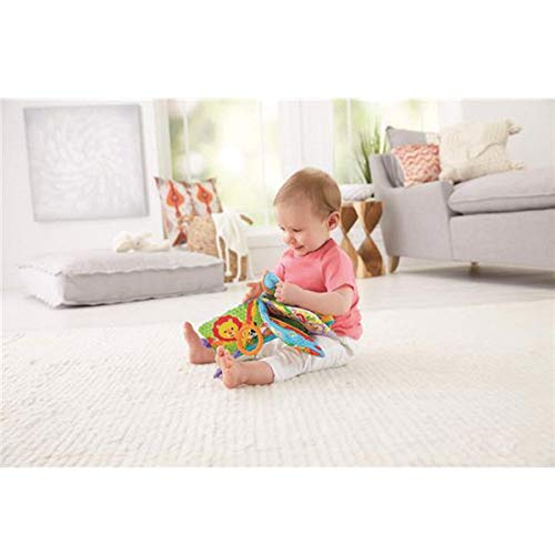 Fisher-Price- Libro activity bebé, juguetes educativos, Multicolor, (Mattel FGJ40)