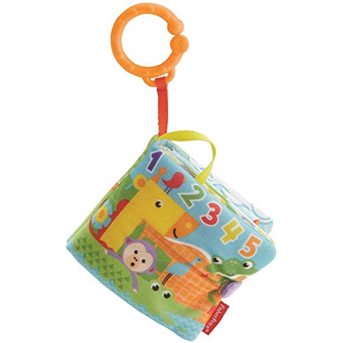 Fisher-Price- Libro activity bebé, juguetes educativos, Multicolor, (Mattel FGJ40)