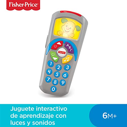 Fisher-Price - Mando a Distancia Perrito, Juguete Electrónico Bebé +6 Meses (Mattel DLD35)