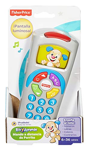 Fisher-Price - Mando a Distancia Perrito, Juguete Electrónico Bebé +6 Meses (Mattel DLD35)