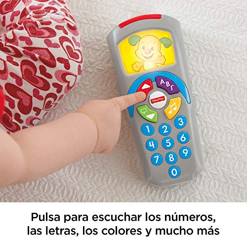 Fisher-Price - Mando a Distancia Perrito, Juguete Electrónico Bebé +6 Meses (Mattel DLD35)