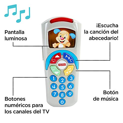 Fisher-Price - Mando a Distancia Perrito, Juguete Electrónico Bebé +6 Meses (Mattel DLD35)