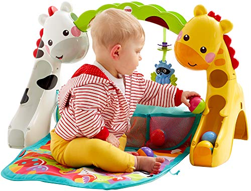 Fisher-Price- Newborn-to-Toddler Play Gym Disney Gimnasio crece conmigo, gimasios bebe, Multicolor (Mattel CCB70)