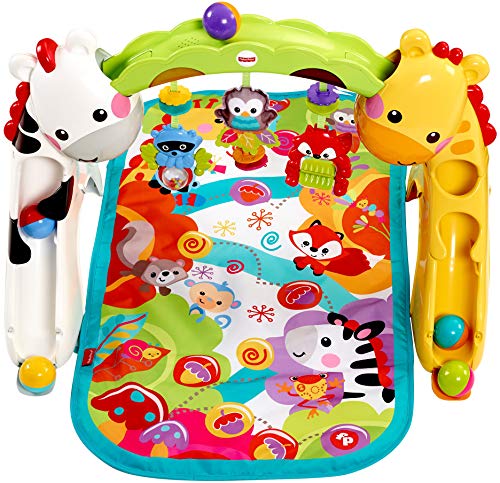 Fisher-Price- Newborn-to-Toddler Play Gym Disney Gimnasio crece conmigo, gimasios bebe, Multicolor (Mattel CCB70)