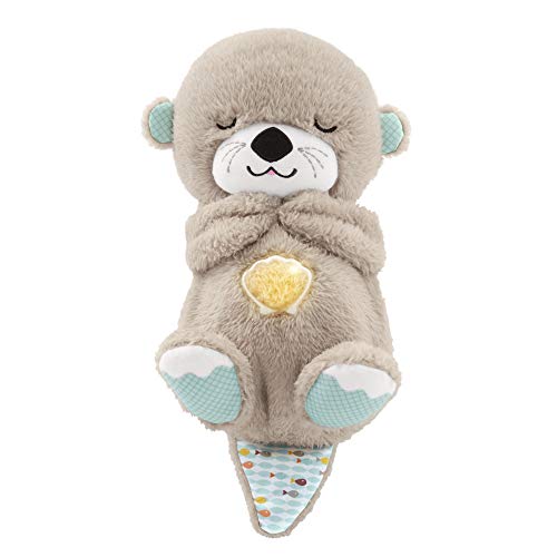 Fisher-Price - Nutria Hora de Dormir, Juguete de Cuna y Peluche para Bebé Recién Nacido (Mattel FXC66)