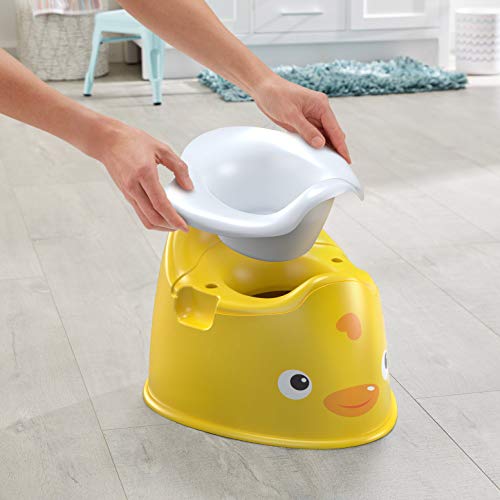 Fisher-Price - Orinal patito, juguete de aprendizaje y desarrollo para niños (Mattel GCJ81)