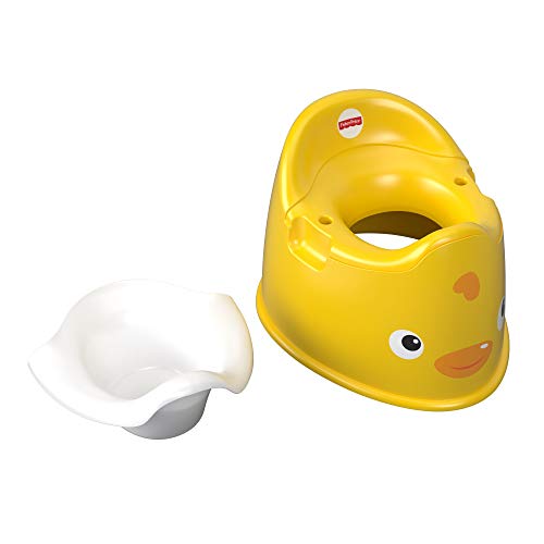 Fisher-Price - Orinal patito, juguete de aprendizaje y desarrollo para niños (Mattel GCJ81)