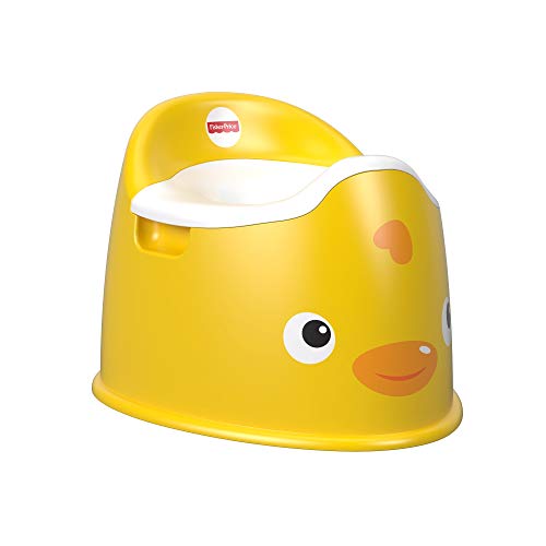 Fisher-Price - Orinal patito, juguete de aprendizaje y desarrollo para niños (Mattel GCJ81)