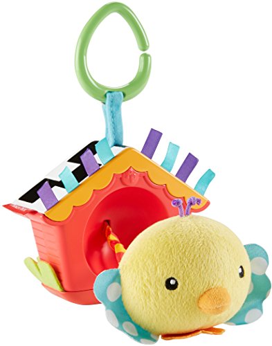 Fisher Price Pajarito Pío Pío,juguete colgante para bebé (Mattel DFP95)