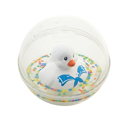 Fisher-Price Patito a flote blanco, juguete de baño para bebé (Mattel DRD81)