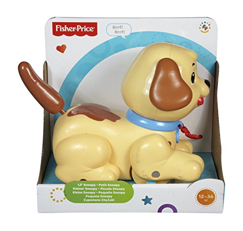 Fisher-Price Pequeño Snoopy, juguete de arrastre y correpasillos +1 año (Mattel H9447)