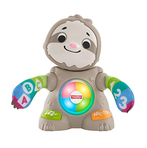 Fisher-Price Perezoso linkimals, juguete interactivo bebés +9 meses, multicolor (Mattel GHY88)