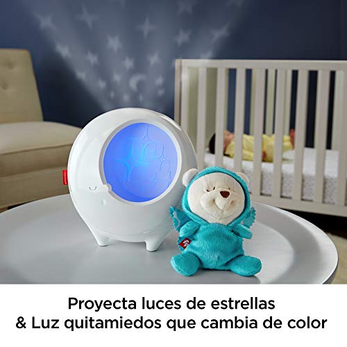 Fisher-Price - Proyector osito dormilón, juguetes bebe (Mattel DYW48)