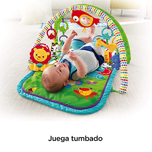 Fisher-Price- Rey Leon Musical animalitos, gimnasios Bebe, Multicolor, 52.8 x 40.9 x 7.1 (Mattel CHP85)