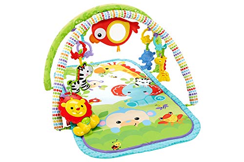 Fisher-Price- Rey Leon Musical animalitos, gimnasios Bebe, Multicolor, 52.8 x 40.9 x 7.1 (Mattel CHP85)