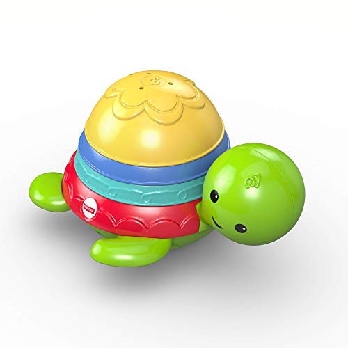 Fisher-Price Tortuguita Chip-chap, Juguete de baño bebé +6 meses (Mattel DHW16)