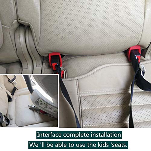 Fishyu Car Child Safety Seat ISOFIX - Protector de Asiento para Coche