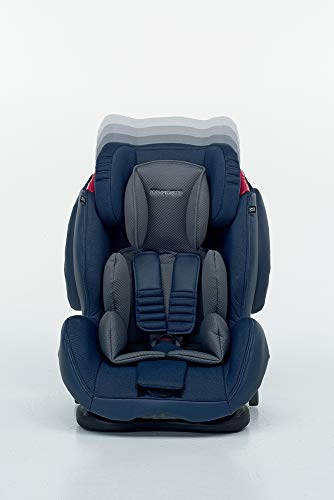 Foppapedretti Isodinamik, Silla de coche grupo 1/2/3 Isofix, Azul