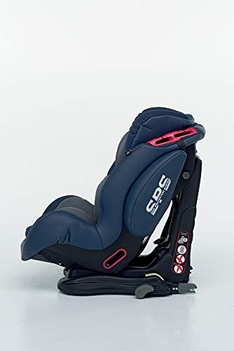 Foppapedretti Isodinamik, Silla de coche grupo 1/2/3 Isofix, Azul