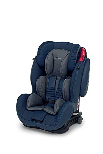 Foppapedretti Isodinamik, Silla de coche grupo 1/2/3 Isofix, Azul