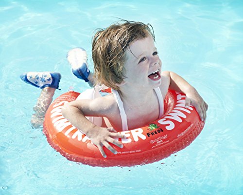 Fred's Swim Academy - Flotador de aprendizaje de natación para niños, color rojo