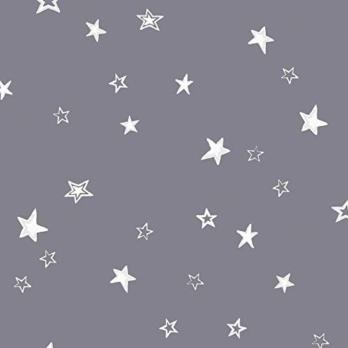 Funda de repuesto para cojín de lactancia original Theraline, 100 % algodón gris cielo estrellado Talla:Muster