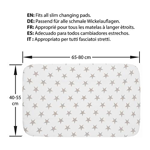 Funda para cambiador bebe - 2 fundas para colchoneta cambiador funda bañera 50x70 50x80 toalla ajustable a cambiadores