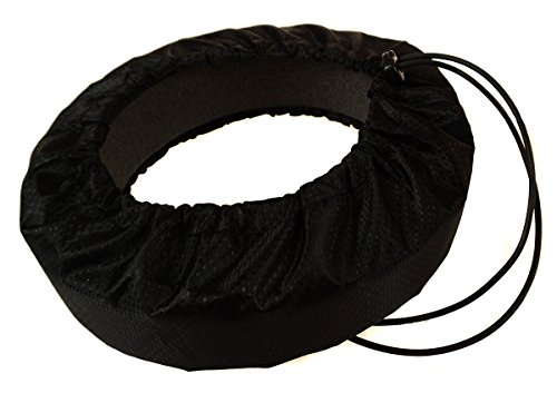 Funda para ruedas cochecito de bebé Accesorios 1 PC. Ruedas Tapas para silla de ruedas del carro de bebé cochecito ruedas a prueba de polvo Negro Tamaño pequeño abierto 6"-10" [078]