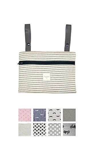 Fundas BCN ® - A22/0393 - Bolso Organizador Universal para Carrito -Miniclutch - Estampado Kodak Stripes