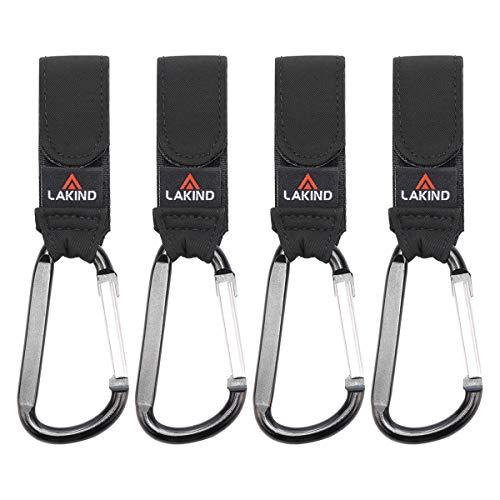 Ganchos Carrito Bebé 4 Pack Ganchos para Cochecito Engancha Tus Bolsas de la Compra Bolso o Cambiador en el Manillar de la Sillita Cochecito o Silla de Ruedas Ajuste Universal (Metal-4pcs)