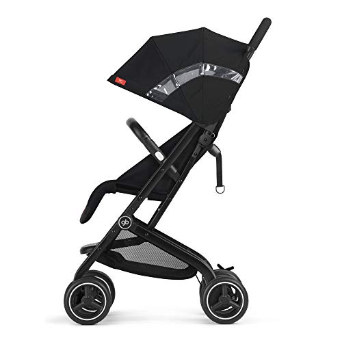 Gb Gold Qbit+ All Terrain - Silla de Paseo, Silla de Viaje de Lujo, Travel System 3 en 1, De 0 a 4 años, 17 kg, Velvet Black