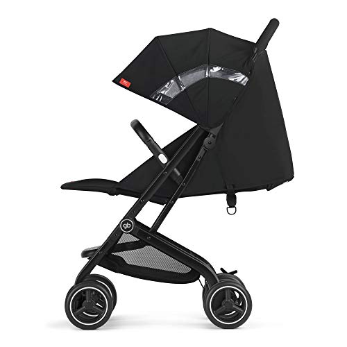 Gb Gold Qbit+ All Terrain - Silla de Paseo, Silla de Viaje de Lujo, Travel System 3 en 1, De 0 a 4 años, 17 kg, Velvet Black