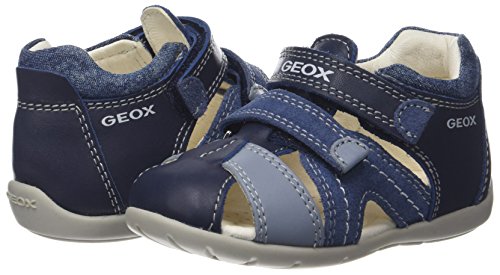 Geox B Kaytan C, Sandalias para Bebés, Azul, 18 EU