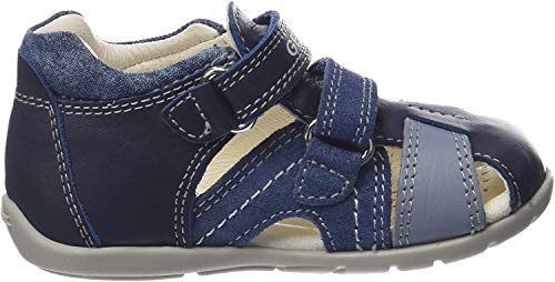 Geox B Kaytan C, Sandalias para Bebés, Azul, 18 EU