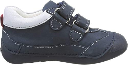 Geox B Tutim a, Zapatillas para Bebés, Azul (Navy/White C4211), 18 EU