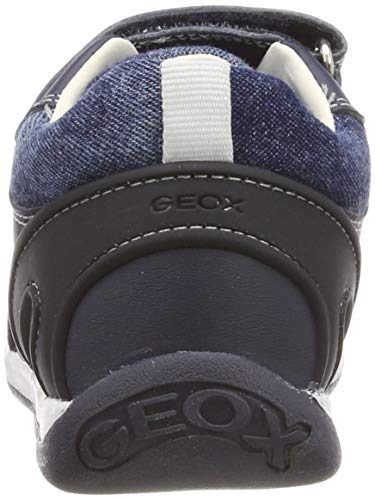 Geox Baby Each Boy, Zapatillas para Bebés, Azul (Navy C4002), 18 EU