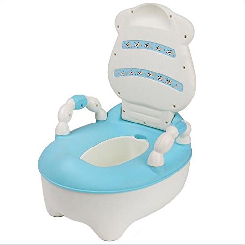 Glenmore Orinal Bebe Orinal para Infantil Niño WC con Tapa Azul