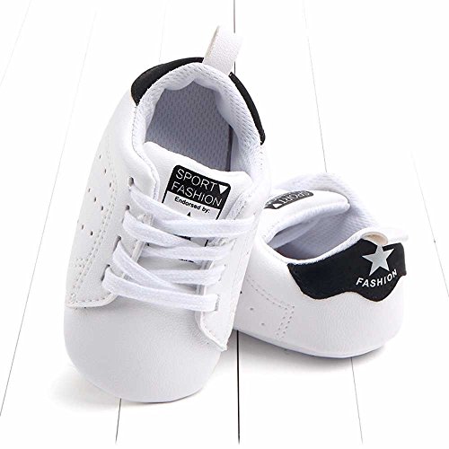 Gusspower Zapatos de Bebé Zapatillas Deportivas para bebés recién Nacidos Primeros Pasos Calzado de Cuero Antideslizante Suave para niños niñas pequeños Infantiles