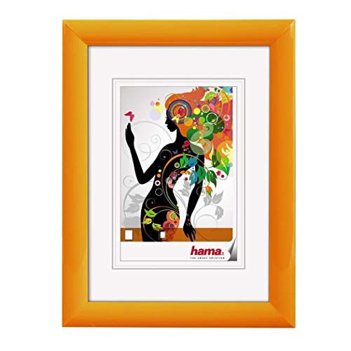 Hama Malaga - Marco (Single Picture Frame, Naranja, De plástico)