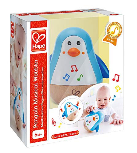 Hape International- Tentetieso Musical Pingüino, Multicolor, nd (E0331)