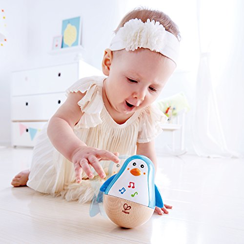 Hape International- Tentetieso Musical Pingüino, Multicolor, nd (E0331)