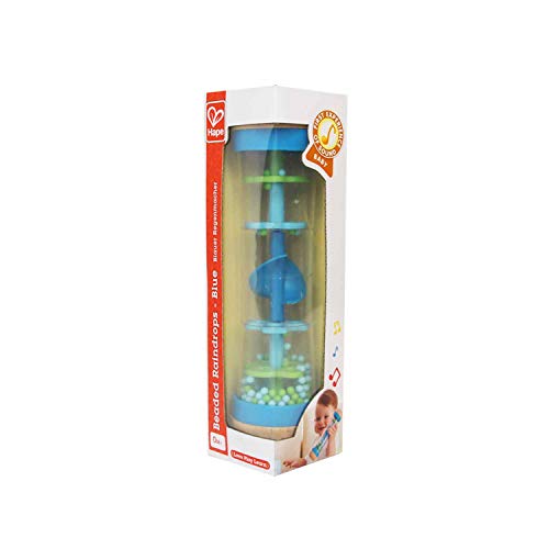 Hape- Palo de Lluvia, Color Azul (Barrutoys E0328)