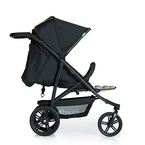 Hauck Rapid 3 Plus Trio Set - Carro deportivo 0 meses hasta 25 kg, coche de bebes 3 piezas de capazo, sillita adaptable a base isofix, ligero, manillar ajustable, plegado con una mano, grupo 0+, beige