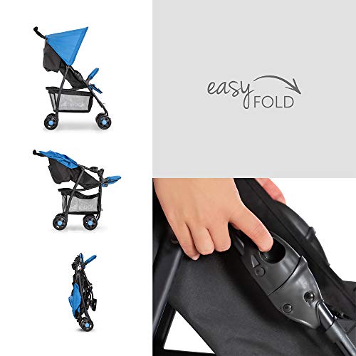 Hauck Sport Silla de paseo ligera y practica para bebes de 0 meses hasta 15 kg, sistema de arnés de 5 puntos, respaldo reclinable, plegable, Azul (Mickey Geo blue)