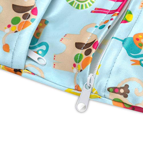 HBselect 2 PCS Bolsa Pañales Impermeable Organizador Pañales Bebe Bolsas Pañales Sucios Bolso Para Carro Bebe Guarda Pañales Bolso Bolsa Para Organizar Pañales Toallas