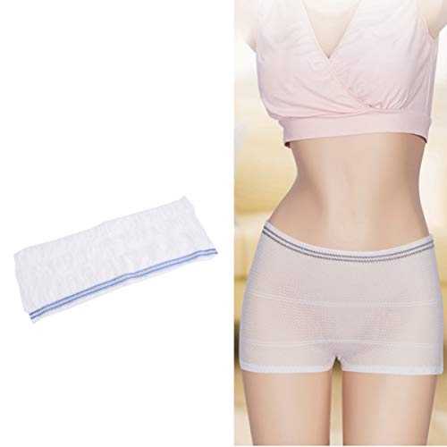 Heallily Ropa Interior Postparto Bragas de Malla Transpirable incontinencia Bragas de Maternidad para Mujeres recuperación de Maternidad Talla l (6 Piezas Azul)