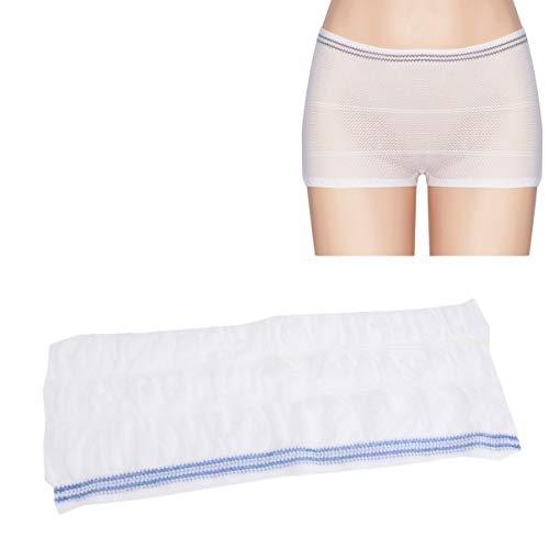 Heallily Ropa Interior Postparto Bragas de Malla Transpirable incontinencia Bragas de Maternidad para Mujeres recuperación de Maternidad Talla l (6 Piezas Azul)