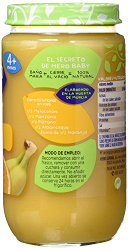 Hero Baby - Infantil Frutas Variadas. A Partir De 4 Meses. Sin gluten 235 gr - Pack de 12 (Total 2820 gr)